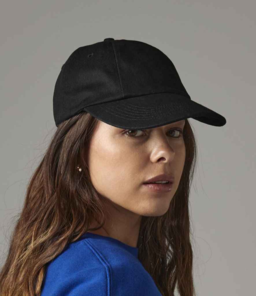 Beechfield Low Profile Heavy Cotton Drill Cap - Black