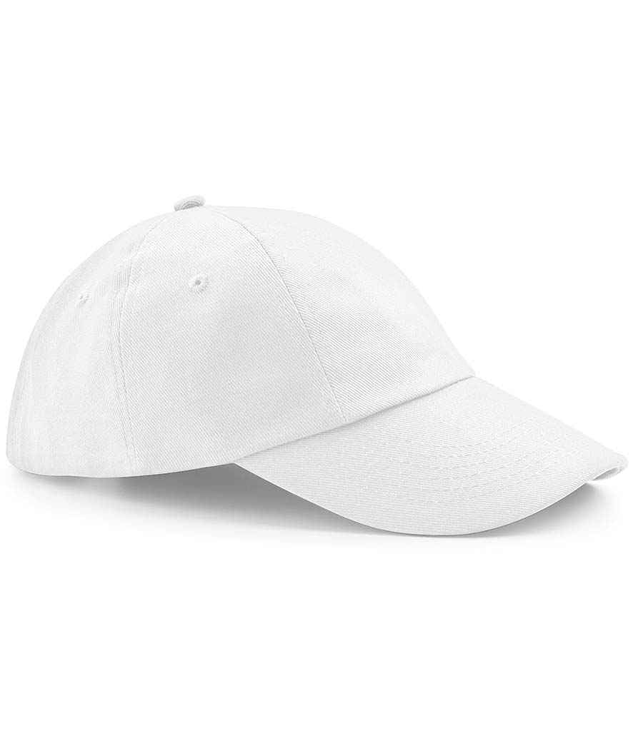 Beechfield Low Profile Heavy Cotton Drill Cap - White