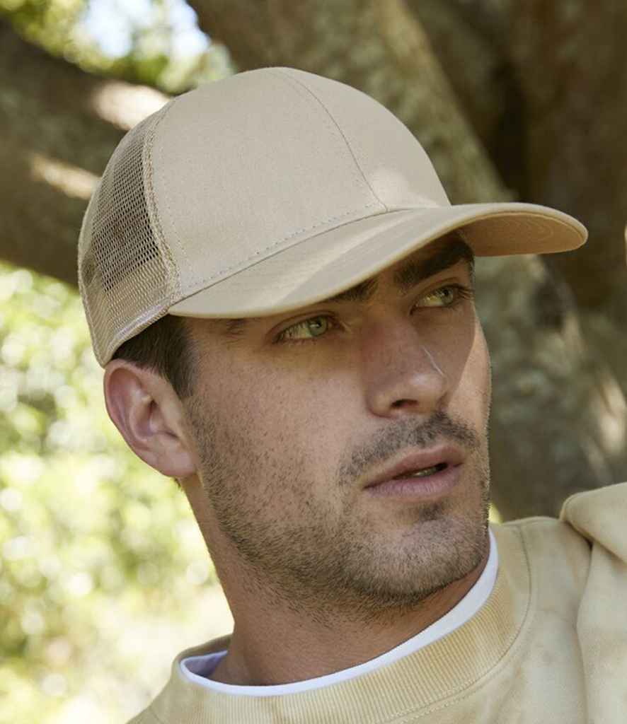 Beechfield Organic Cotton Trucker Cap - Sand