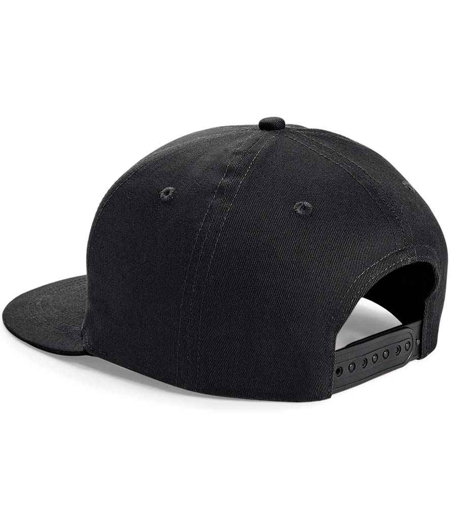Beechfield Youth Snapback Cap - Black/Black