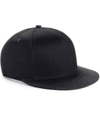 Beechfield Youth Snapback Cap - Black/Black