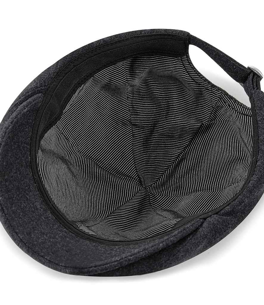 Beechfield Melton Wool Ivy Cap - Charcoal Marl
