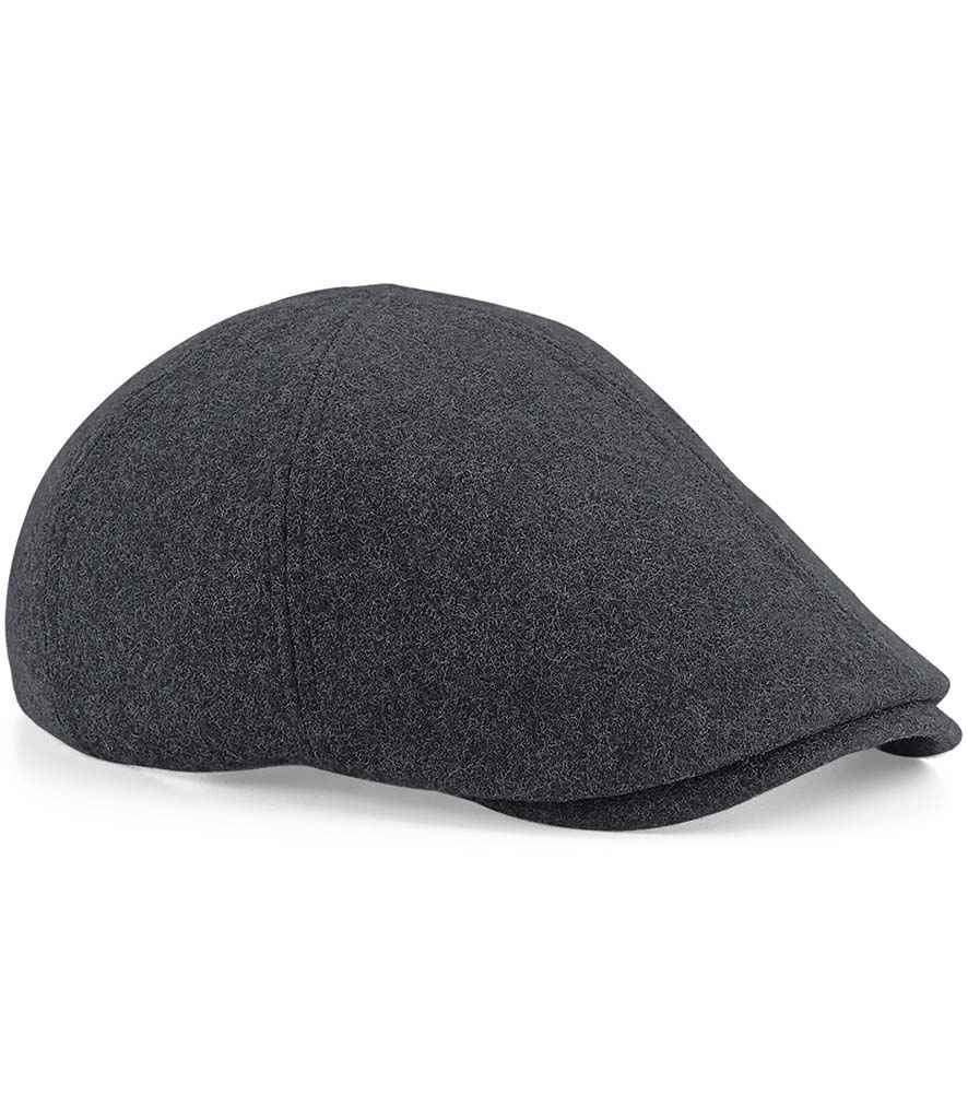 Beechfield Melton Wool Ivy Cap - Charcoal Marl