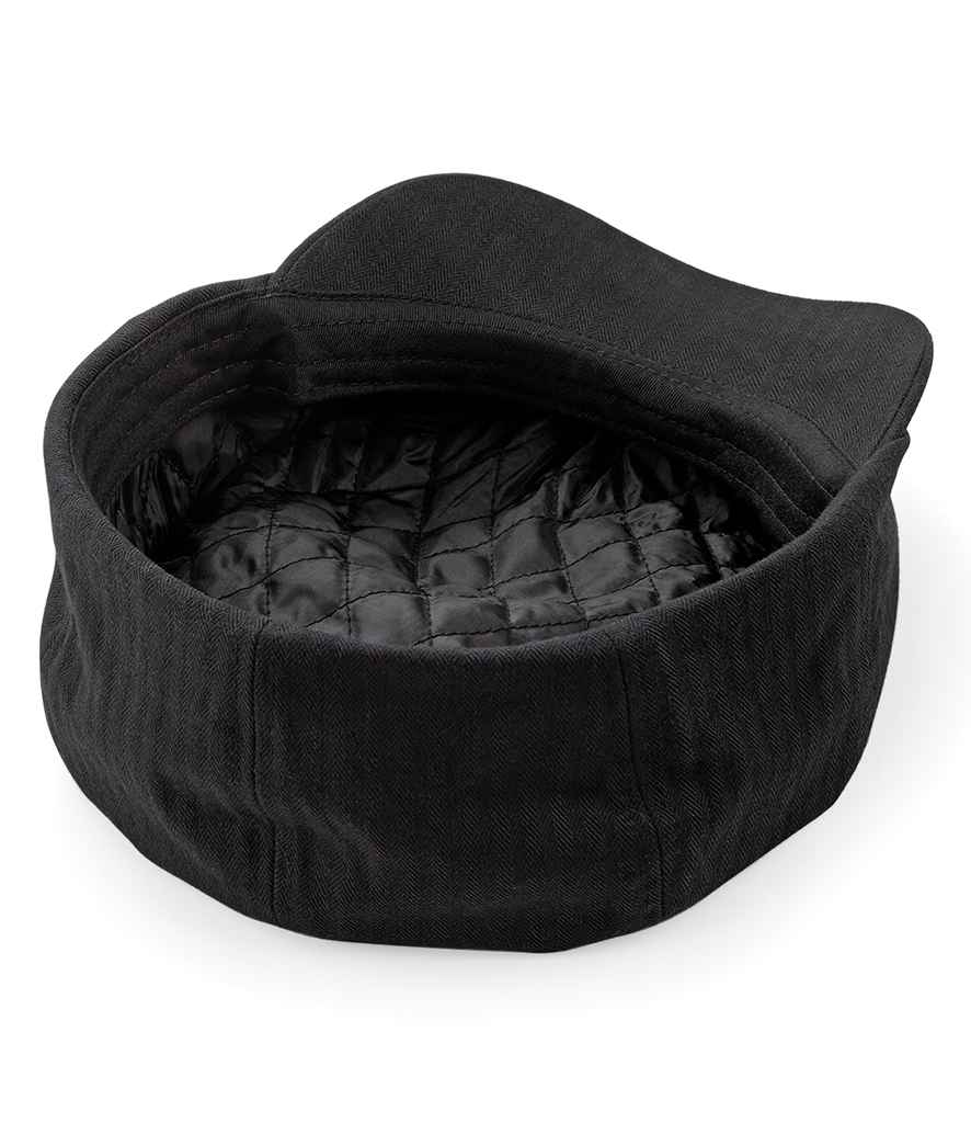 Beechfield Newsboy Cap - Black