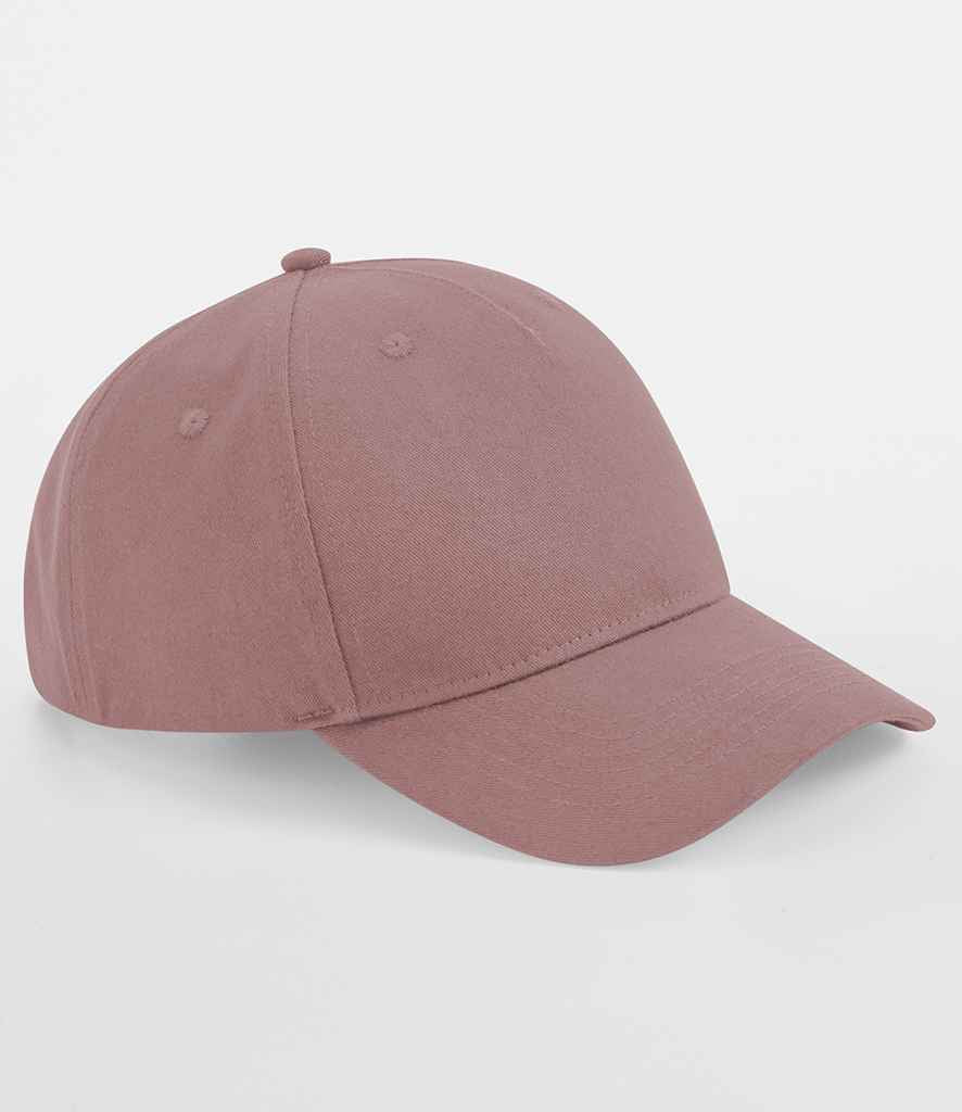 Beechfield Organic Cotton 5 Panel Cap - Rose