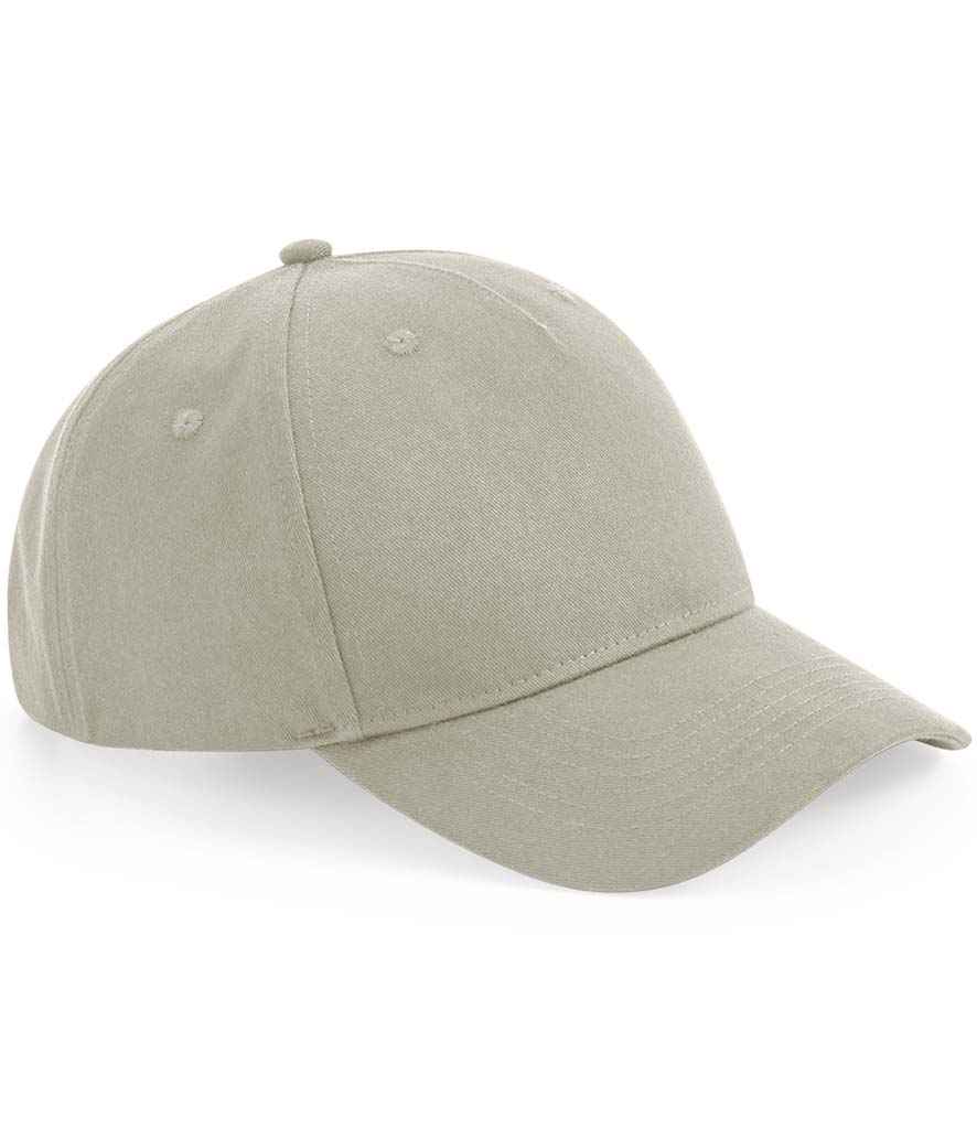 Beechfield Organic Cotton 5 Panel Cap - Stone