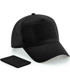 Beechfield Removable Patch 5 Panel Cap - Black