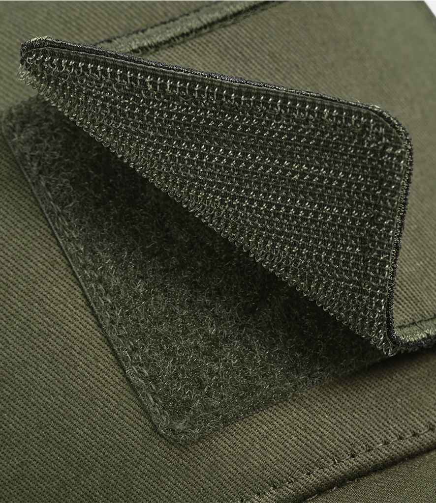 Beechfield Removable Patch 5 Panel Cap - Military Green