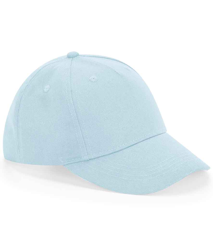 Beechfield Kids Organic Cotton 5 Panel Cap - Powder Blue