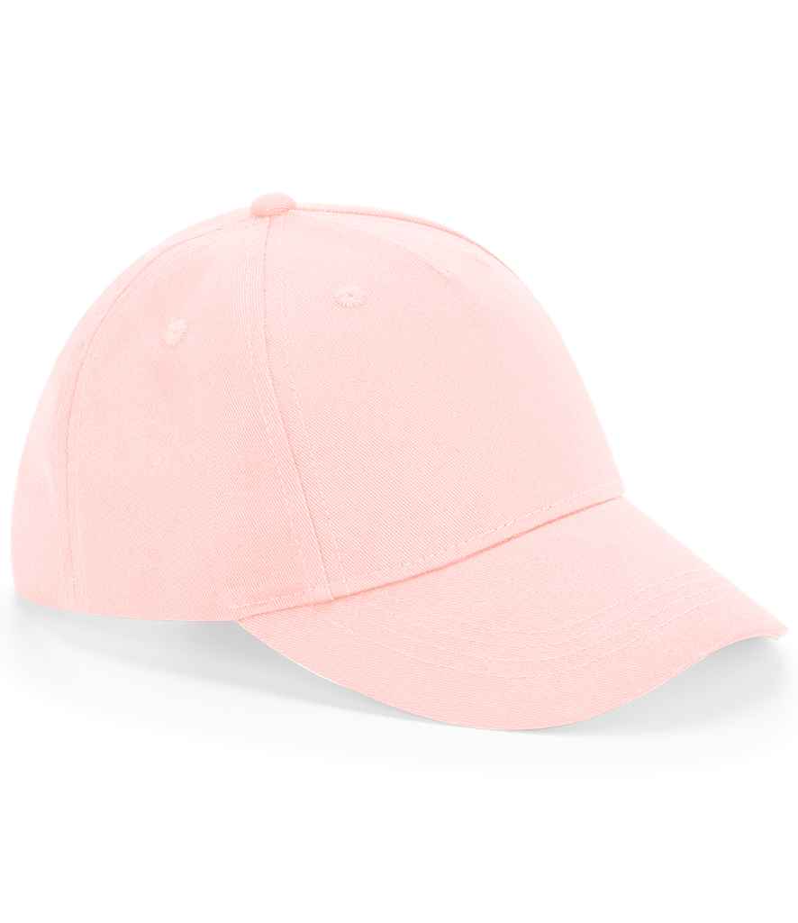 Beechfield Kids Organic Cotton 5 Panel Cap - Powder Pink