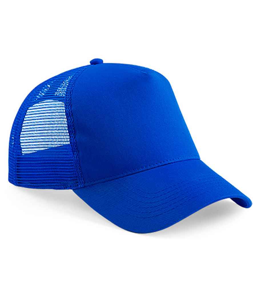 Beechfield Snapback Trucker Cap - Bright Royal/Bright Royal