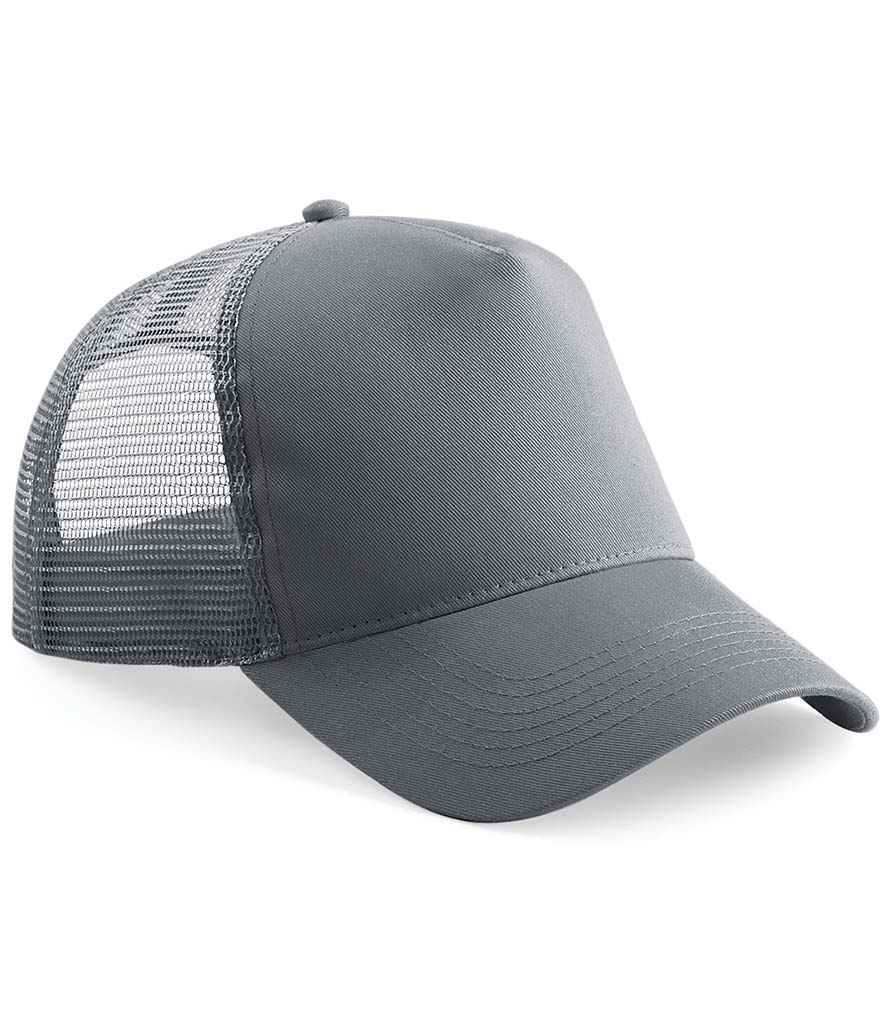 Beechfield Snapback Trucker Cap - Graphite Grey/Graphite Grey