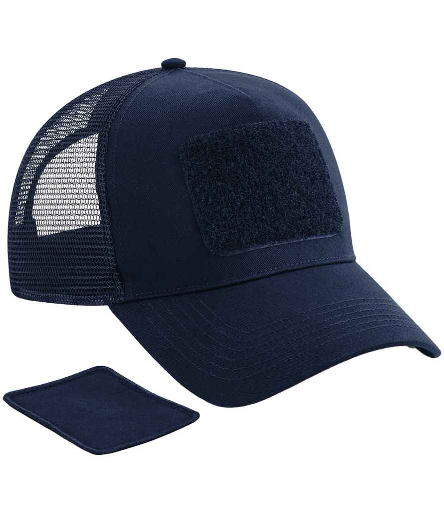 Beechfield Patch Snapback Trucker Cap - French Navy