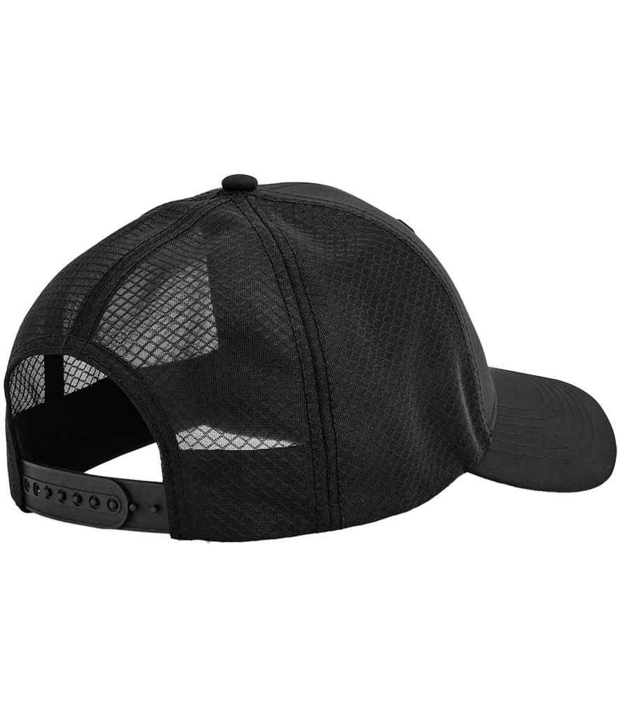 Beechfield Technical Mesh Trucker Cap - Black/Black