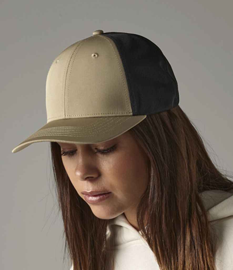 Beechfield Technical Mesh Trucker Cap - Desert Sand/Black