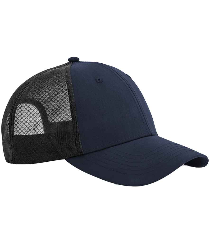 Beechfield Technical Mesh Trucker Cap - Navy/Black