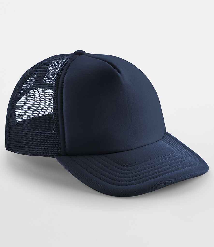 Beechfield Vintage Snapback Trucker Cap - French Navy/French Navy