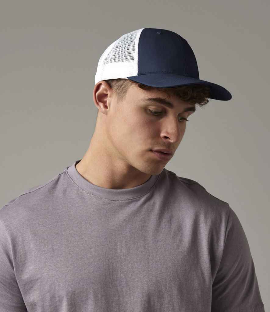 Beechfield Urbanwear Trucker Cap - Navy/White