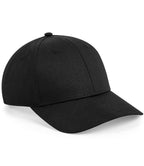 Beechfield Urbanwear 6 Panel Snapback Cap - Black