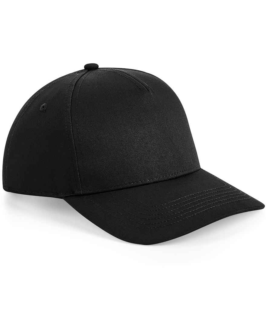 Beechfield Urbanwear 5 Panel Snapback Cap - Black