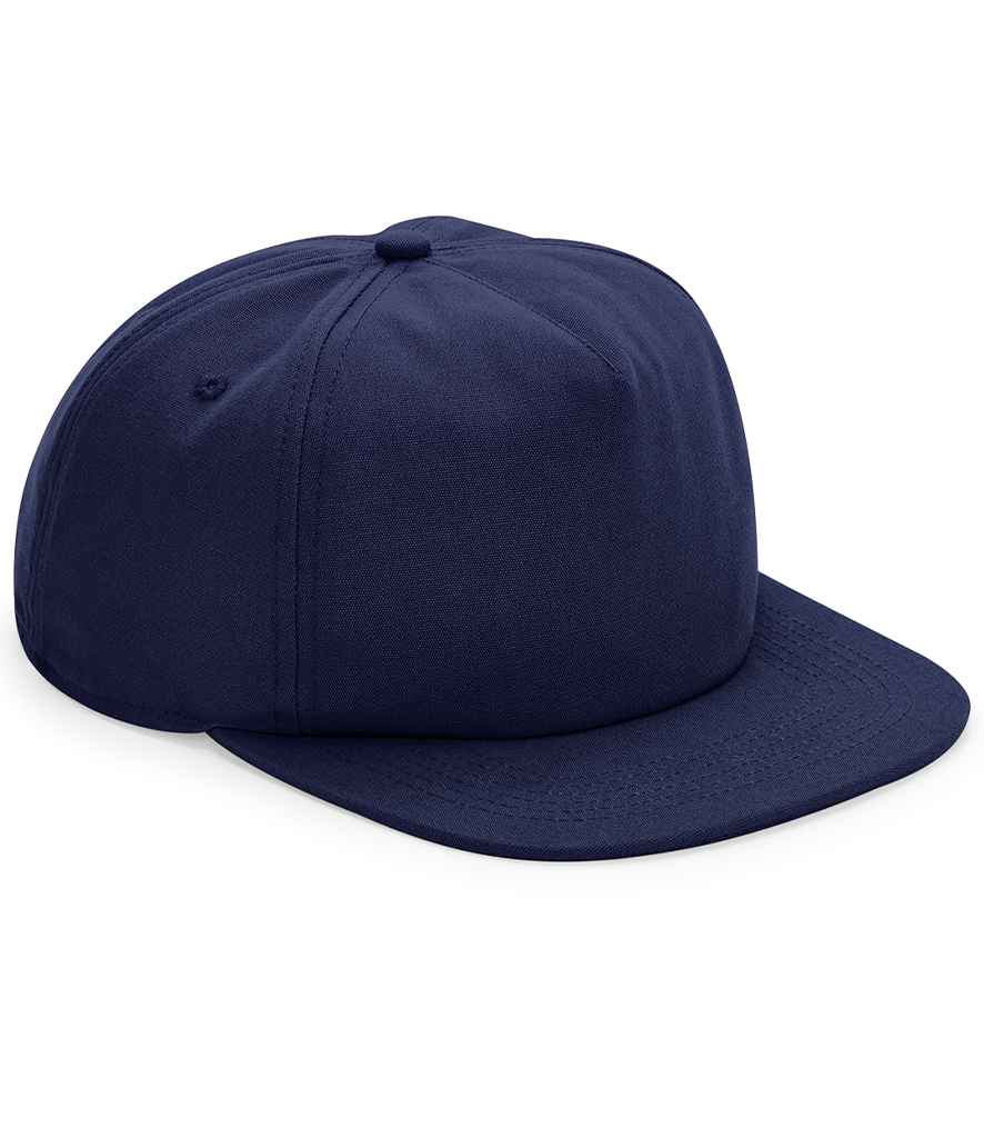 Beechfield Organic Cotton Unstructured 5 Panel Cap - Oxford Navy