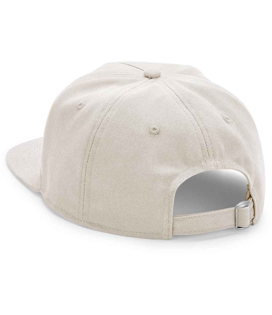 Beechfield Organic Cotton Unstructured 5 Panel Cap - Sand
