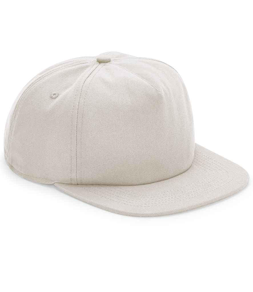 Beechfield Organic Cotton Unstructured 5 Panel Cap - Sand