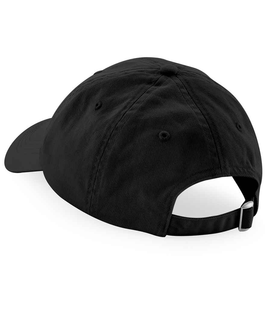 Beechfield Organic Cotton 6 Panel Dad Cap - Black