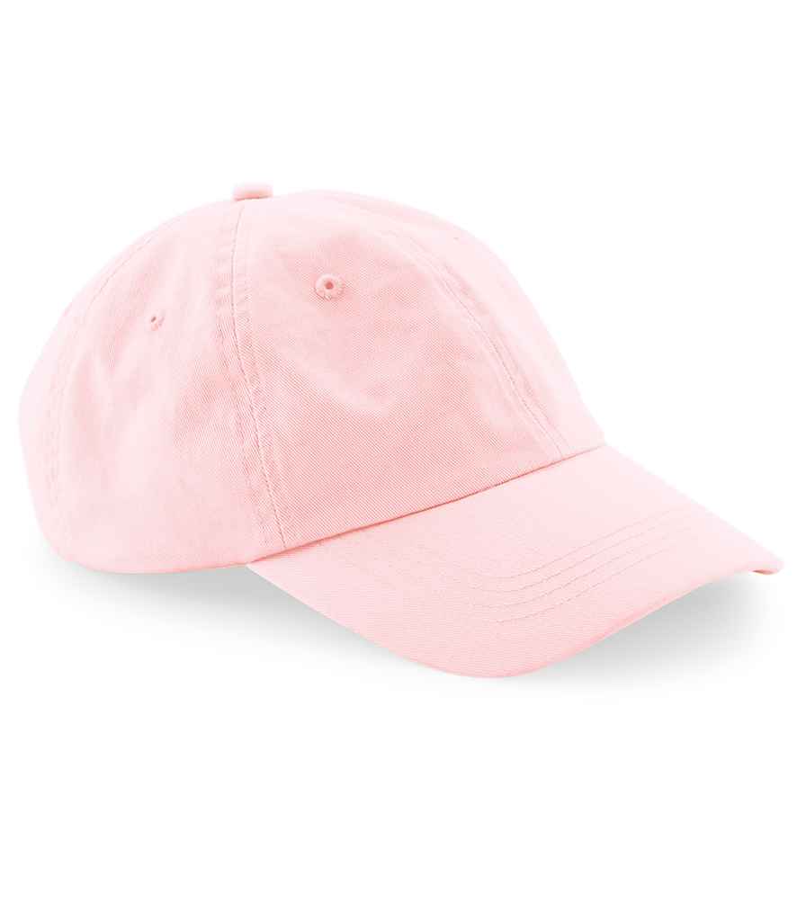 Beechfield Organic Cotton 6 Panel Dad Cap - Powder Pink