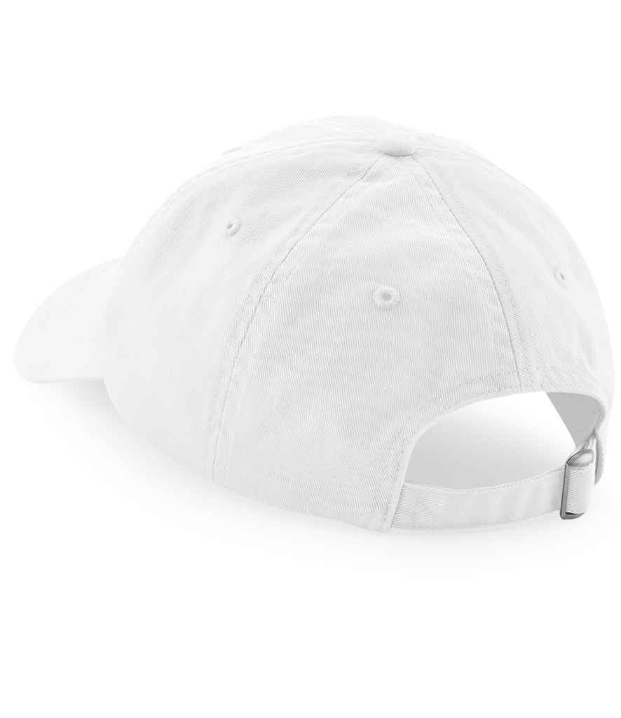 Beechfield Organic Cotton 6 Panel Dad Cap - White