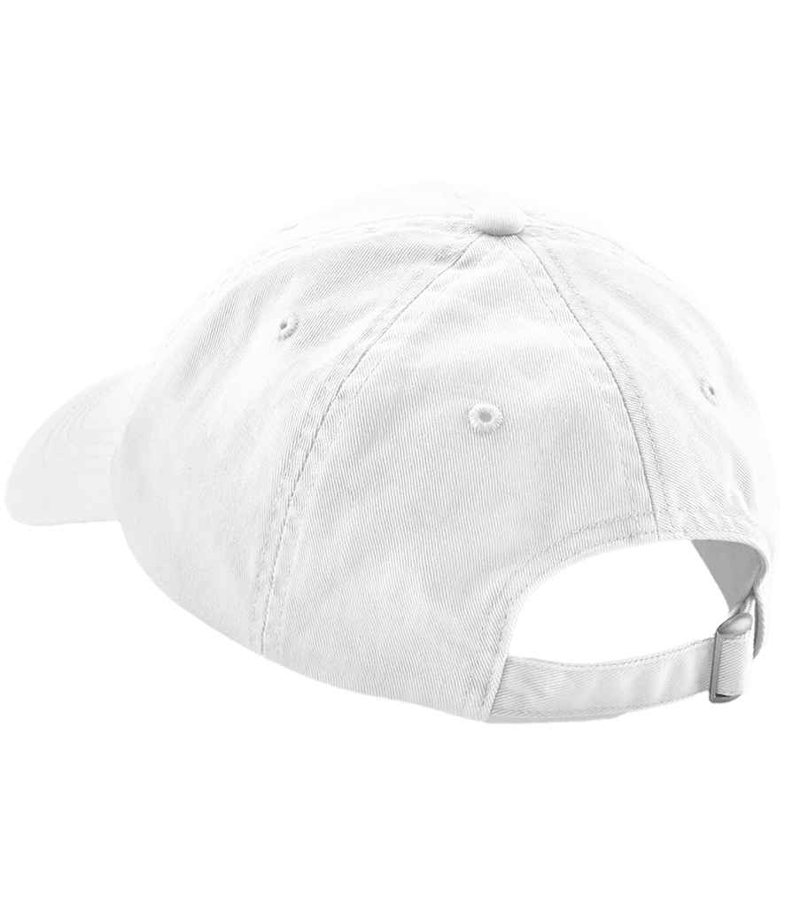 Beechfield Low Profile 6 Panel Dad Cap - White