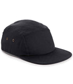 Beechfield Canvas 5 Panel Cap - Black