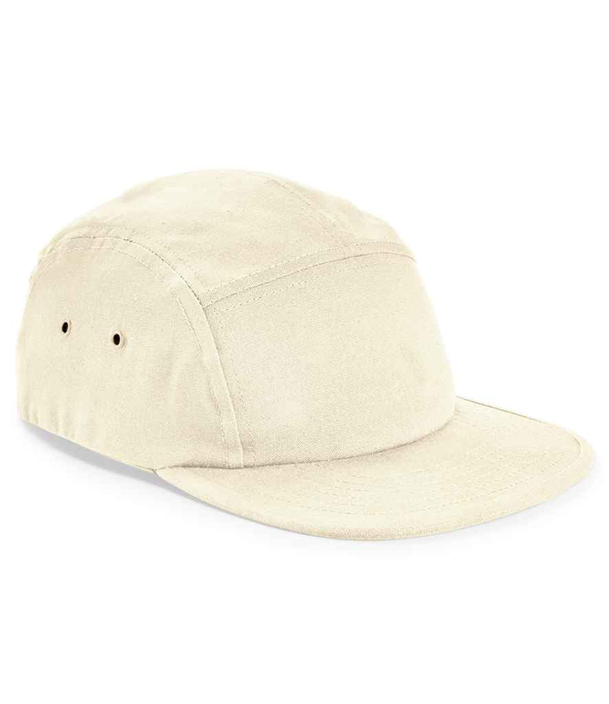 Beechfield Canvas 5 Panel Cap - Natural