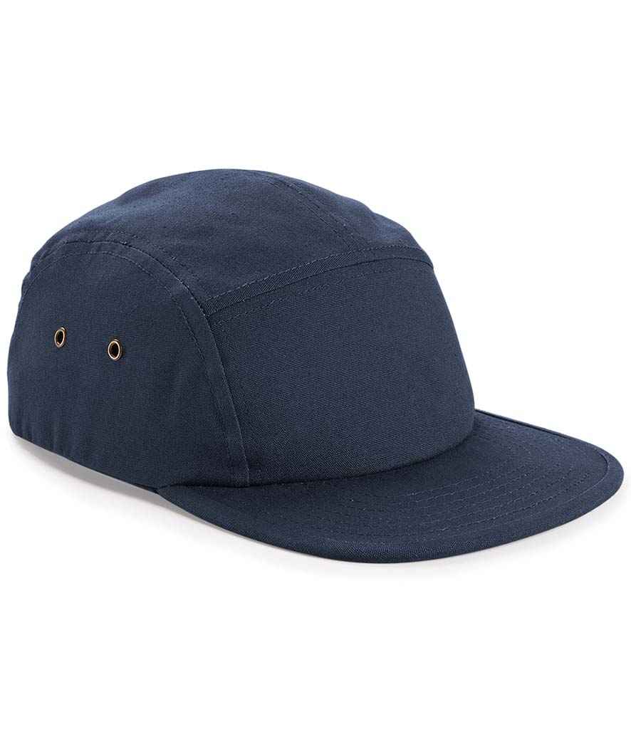Beechfield Canvas 5 Panel Cap - Navy