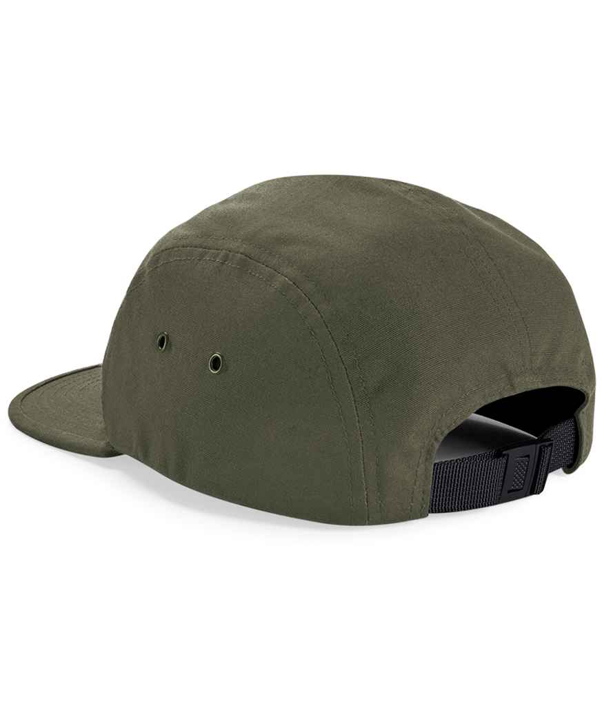 Beechfield Canvas 5 Panel Cap - Olive Green