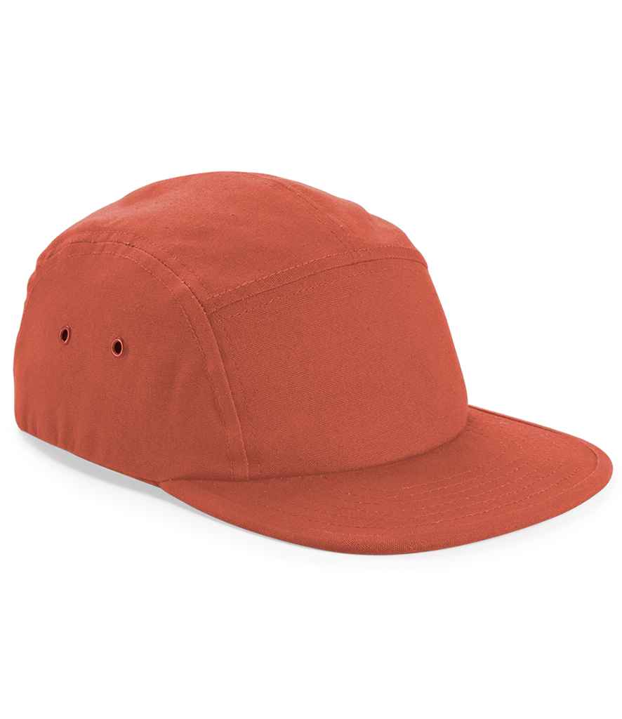 Beechfield Canvas 5 Panel Cap - Terracotta