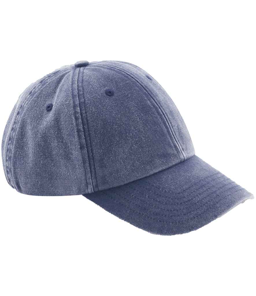 Beechfield Junior Low Profile Vintage Cap - Vintage Denim