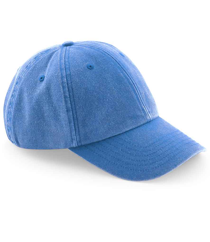 Beechfield Low Profile Vintage Cap - Vintage Cornflower
