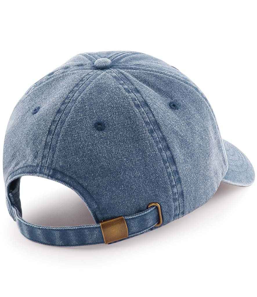 Beechfield Low Profile Vintage Cap - Vintage Denim