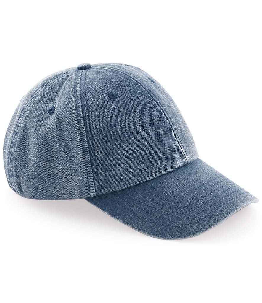 Beechfield Low Profile Vintage Cap - Vintage Denim