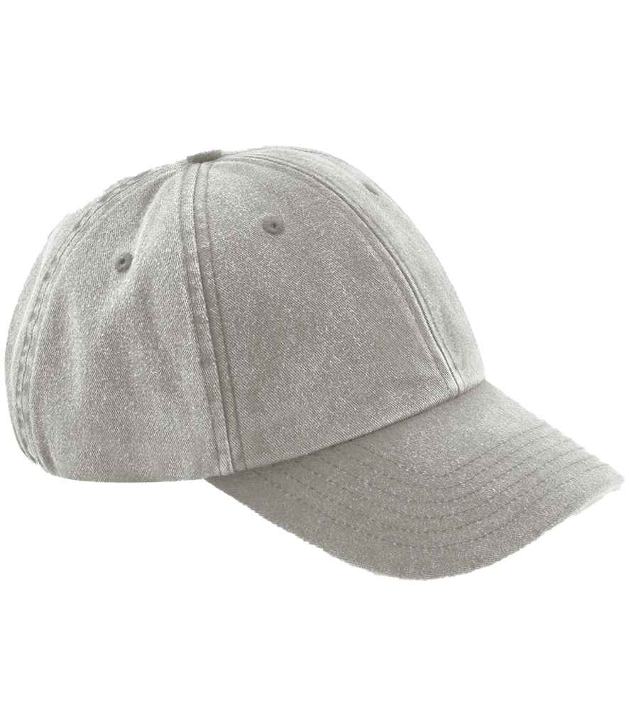 Beechfield Low Profile Vintage Cap - Vintage Grey