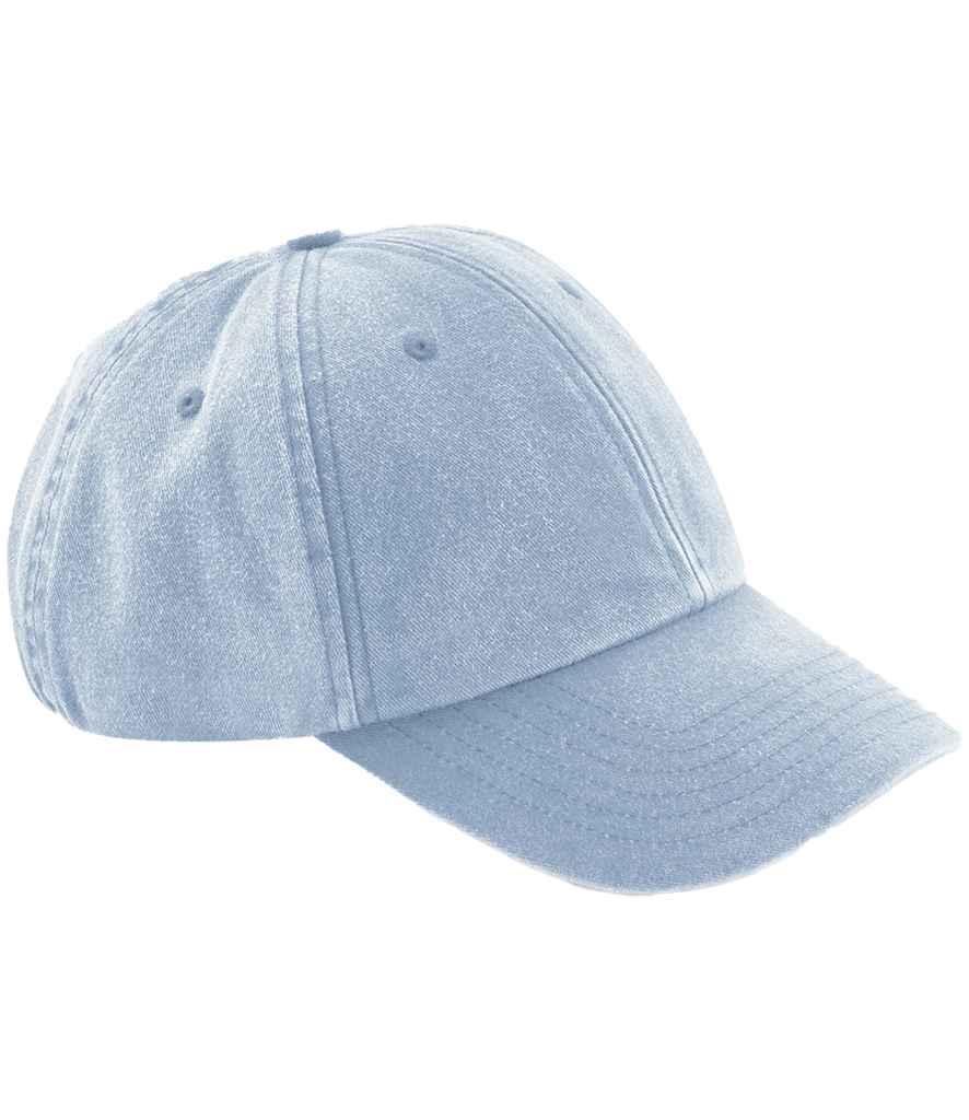 Beechfield Low Profile Vintage Cap - Vintage Light Blue