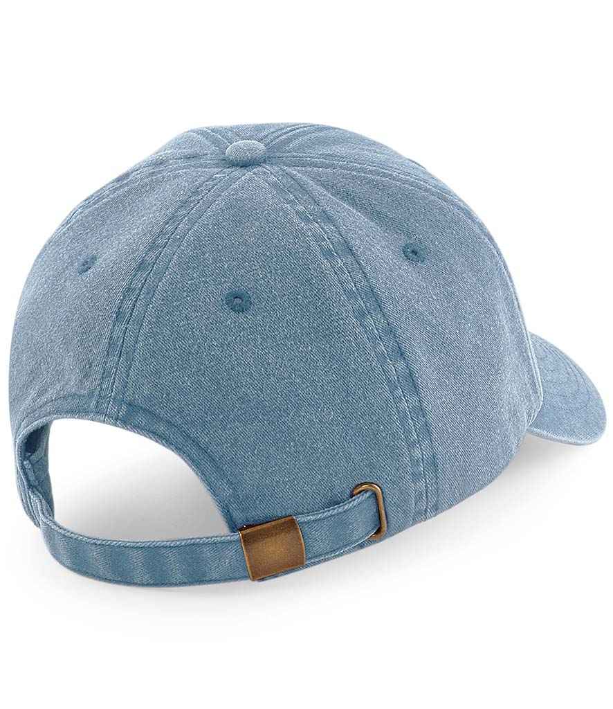 Beechfield Low Profile Vintage Cap - Vintage Light Denim