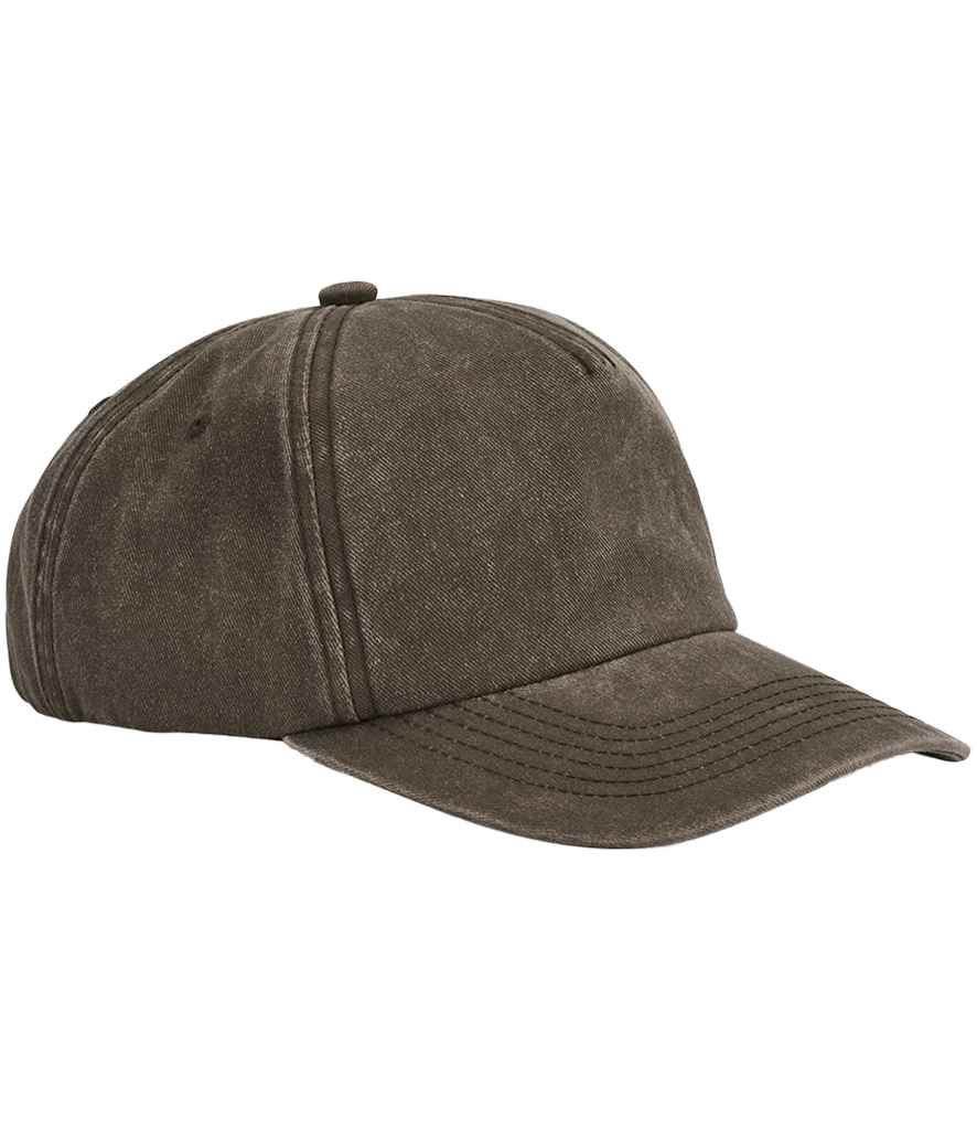 Beechfield Relaxed 5 Panel Vintage Cap - Vintage Brown