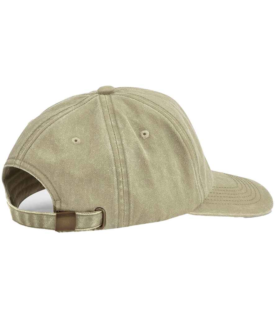 Beechfield Relaxed 5 Panel Vintage Cap - Vintage Stone