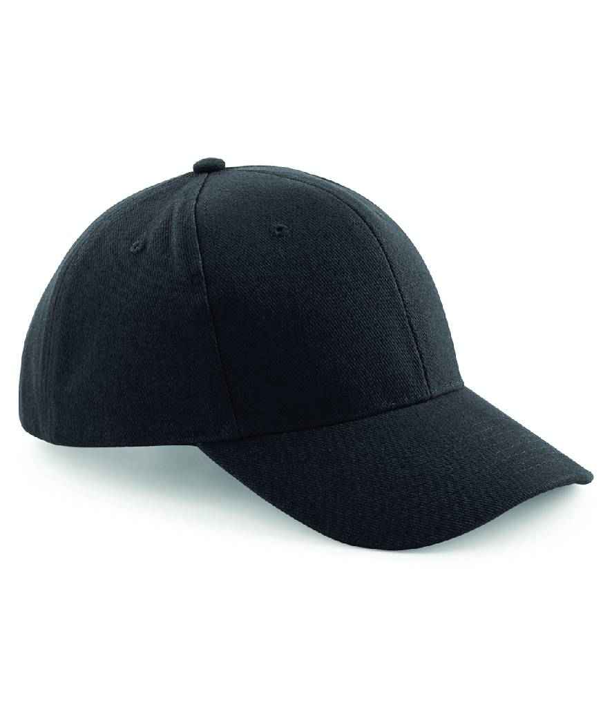 Beechfield Pro-Style Heavy Brushed Cotton Cap - Black