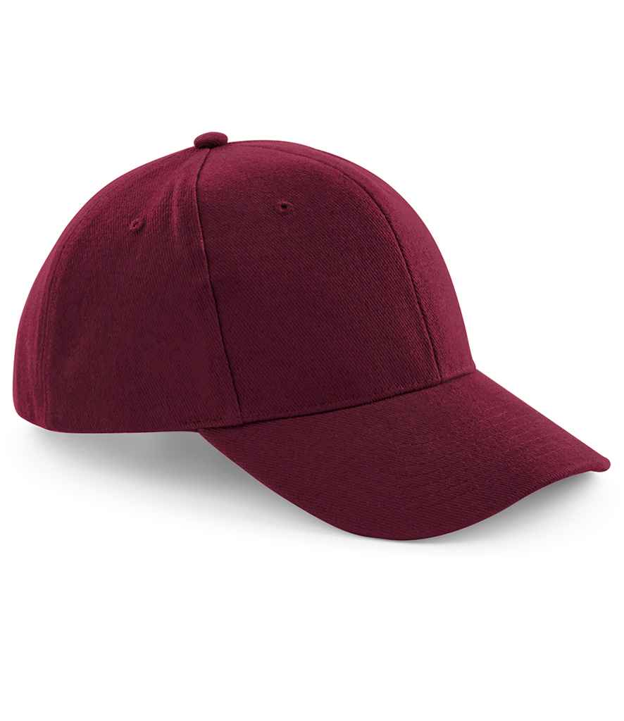 Beechfield Pro-Style Heavy Brushed Cotton Cap - Burgundy