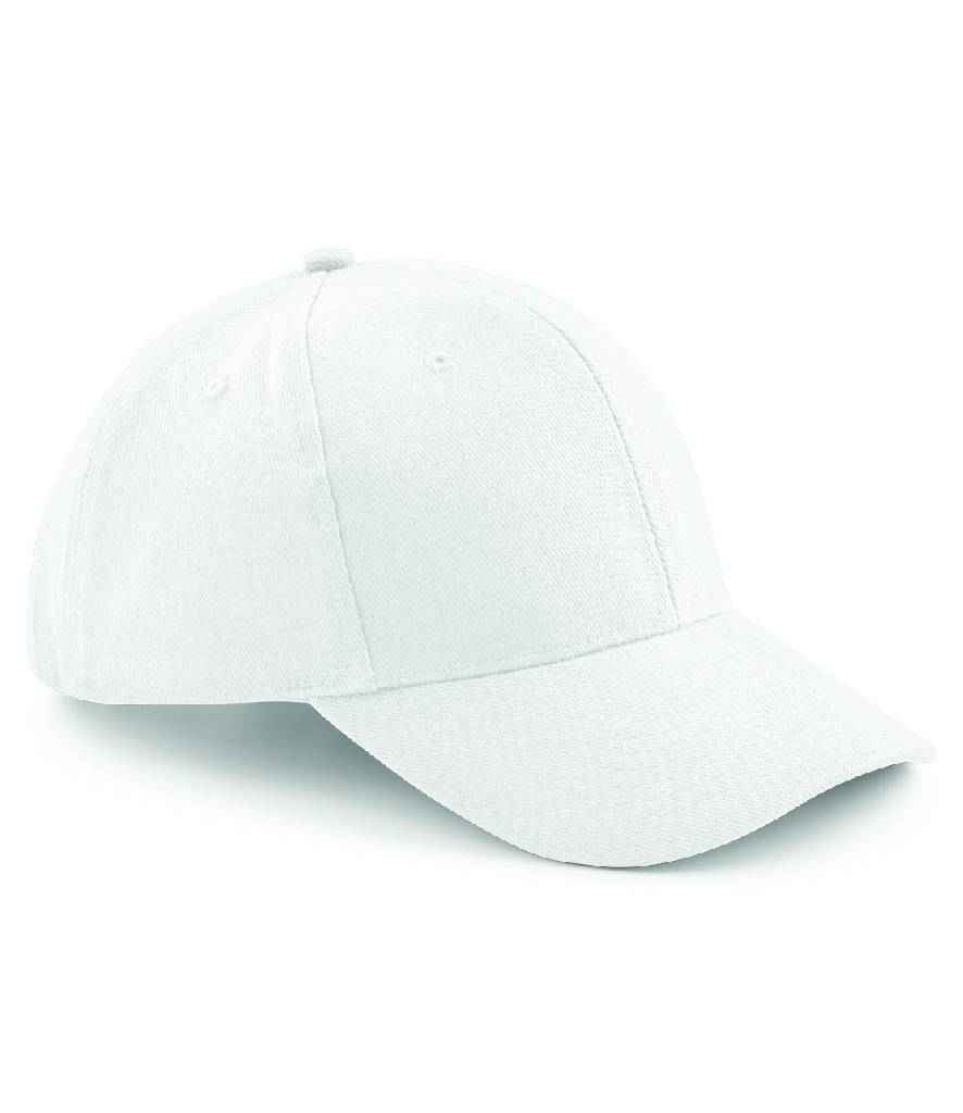 Beechfield Pro-Style Heavy Brushed Cotton Cap - White