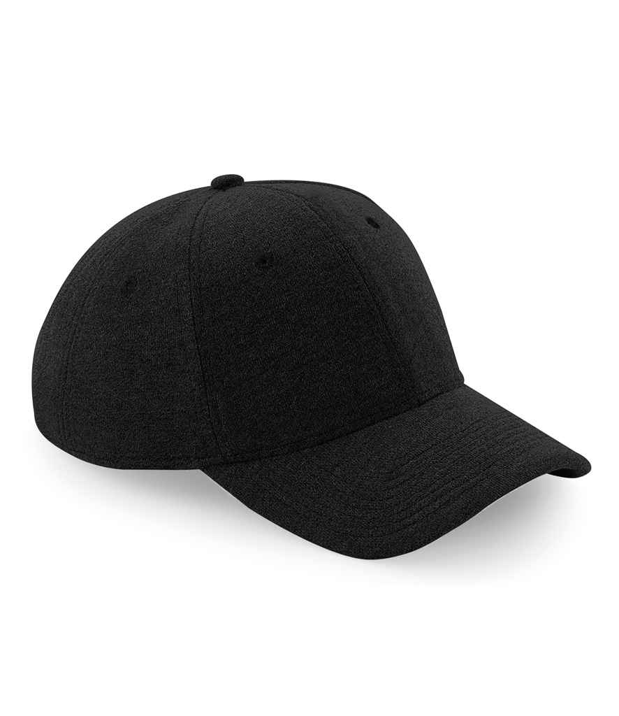 Beechfield Jersey Athleisure Baseball Cap - Black