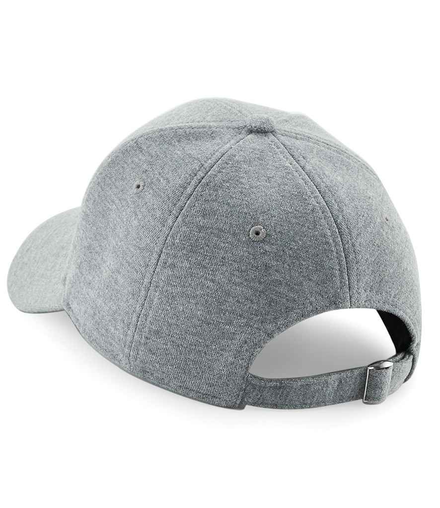 Beechfield Jersey Athleisure Baseball Cap - Heather Grey
